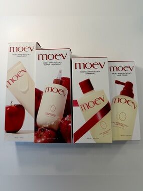 [moev] Shampoo Sandwich 4-Step Bundle for Silky Glass Hair & Frizz control